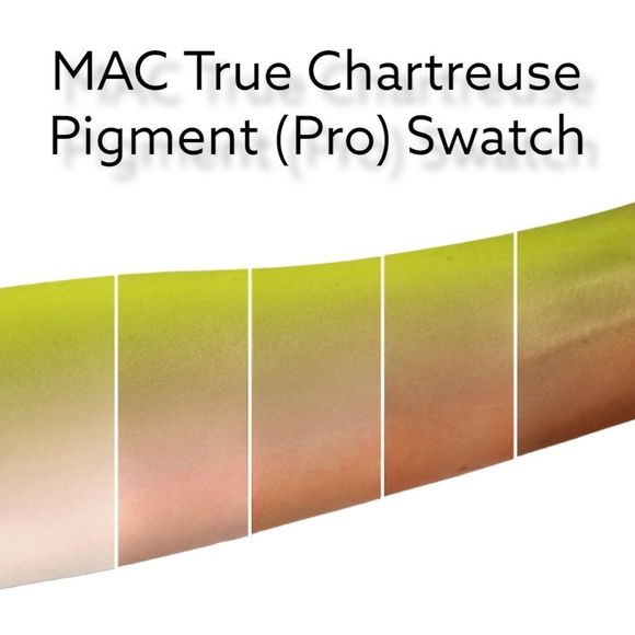 MAC True Chartreuse Loose Pigment & Vanilla Loose Pigment Samples - Picture 4 of 5